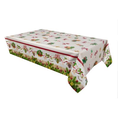 Nappe en toile cirée rectangulaire NŒUDS TOILINUX