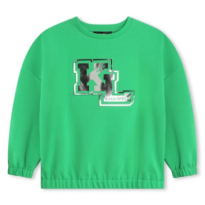 Sweat-shirt avec sigle embossé KARL LAGERFELD KIDS