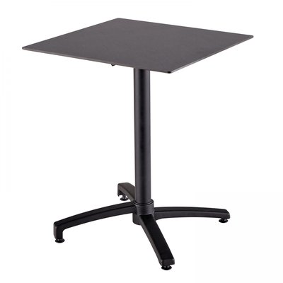 Table de jardin carré inclinable en HPL, OPERA OVIALA