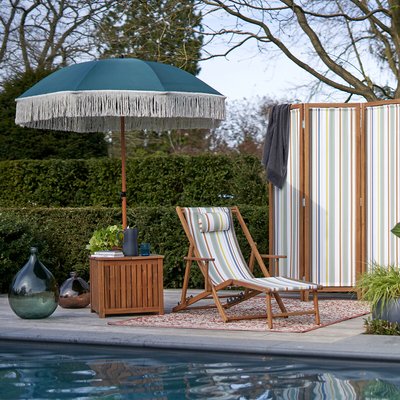 Biara Fringed Parasol Garden Umbrella LA REDOUTE INTERIEURS