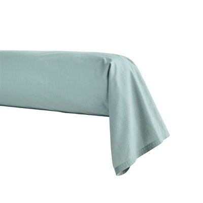 Taie de traversin unie en percale de coton, PREMIERE ESSIX