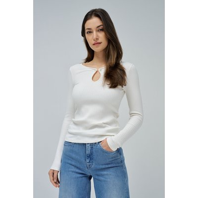 PULL EN MAILLE CÕTELÉE SALSA JEANS
