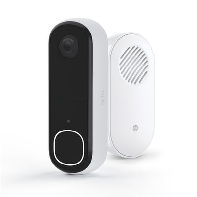Sonnette connectée sans fil 2K + carillon ARLO