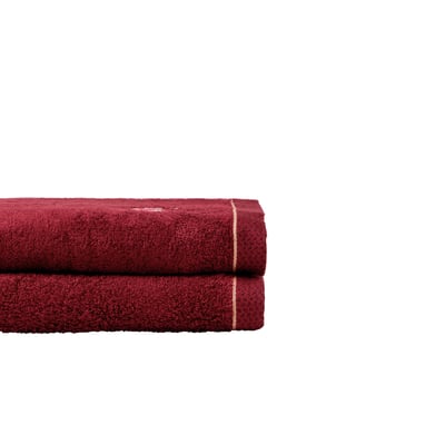 Drap de bain coton et viscose de bambou SOLARA CARRE BLANC