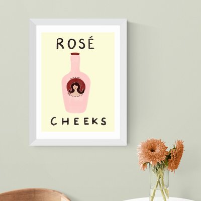 Rosé Cheeks by She Snacks and Paints EAST END PRINTS