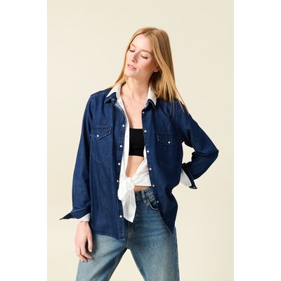 Chemise en jeans manches longues BONOBO