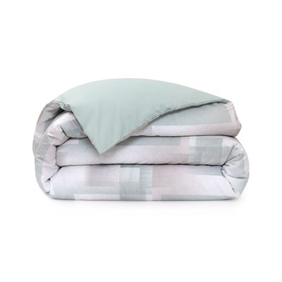 Housse de couette en satin de coton lavé, L SONGE LACOSTE HOME