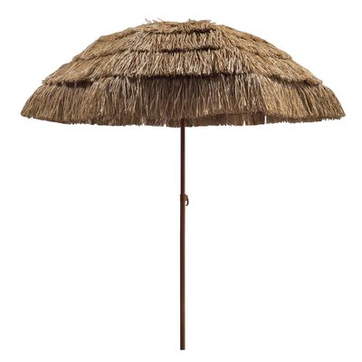 Parasol droit inclinable Ø1,95 m, CROISETTE OVIALA