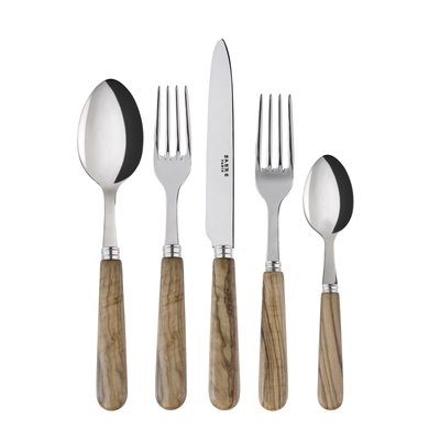 Set de 5 couverts de table, Lavandou SABRE