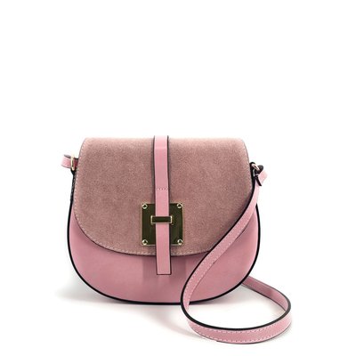 Mini-sac besace en cuir lisse et nubuck MODELE H OH MY BAG
