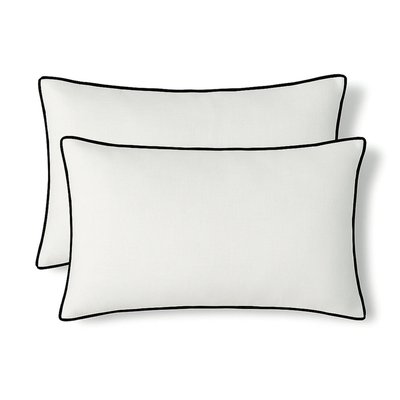 Lot de 2 housses de coussin toile de coton JULES FEBRONIE