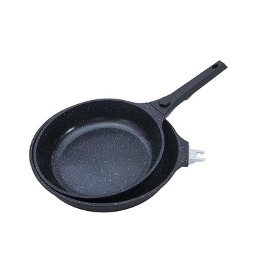 Set de 2 poêles noir amovible 24/28cm - "alizée" LAGUIOLE CUISSON
