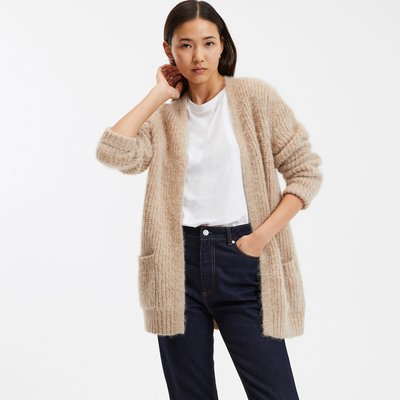 Gilet cardicool, en alpaga mélangé LA REDOUTE COLLECTIONS