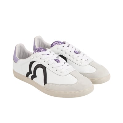 Baskets En Cuir Billie  Lila Glitter BONS BAISERS
