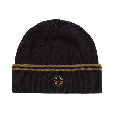 Bonnet Twin Tipped Merino Wool Beanie FRED PERRY