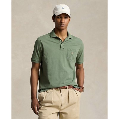 Regular Poloshirt mit Logo-Tasche, Baumwolljersey POLO RALPH LAUREN
