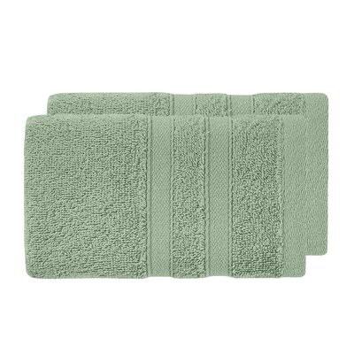 Lot 2 serviettes invité en coton biologique 520 g/m² BIO ORGANIKA SENSEI MAISON