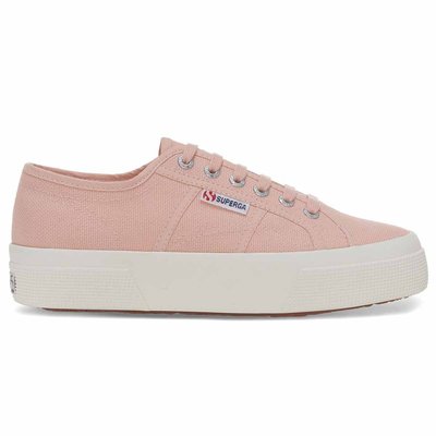 Baskets Compensées En Toile 2740 , Platform SUPERGA