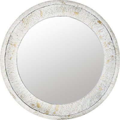 Miroir mural rond métal  effet jaspe  élégant RECOLLECTION