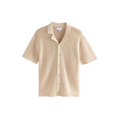 Chemise décontractée 100 % coton à col cubain NEXT