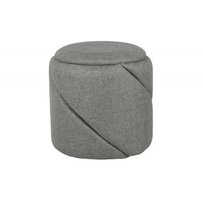 Pouf rond en tissu   Ø42 cm Barbabelle AMADEUS