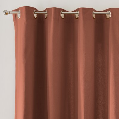 Panama Plain Eyelet Curtain in Woven Cotton LA REDOUTE INTERIEURS