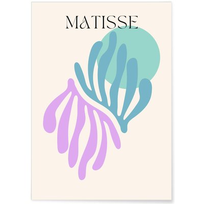 Affiche Matisse 'Composition Botanique' – Motifs naturels L'AFFICHERIE