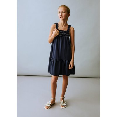 Robe brodée volant MANGO KIDS