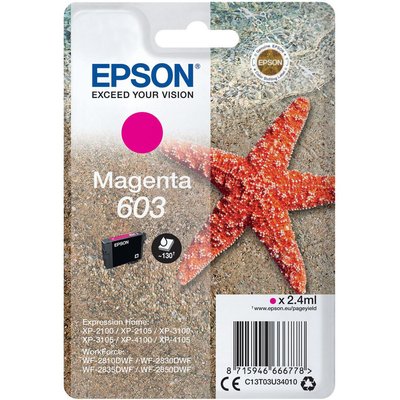 Cartouche d'encre 603 Magenta Etoile de Mer EPSON