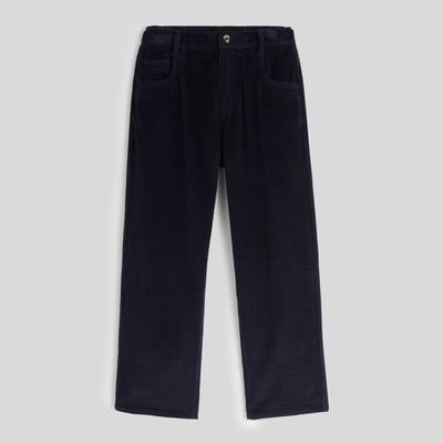 Pantalon uni en velours côtelé MONOPRIX