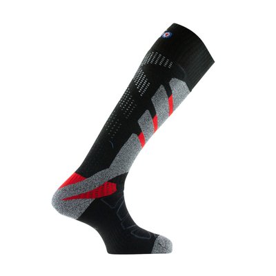Mi-bas ski MASTER 6 en polyamide et laine mérinos THYO