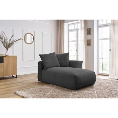 Méridienne pour canapé modulable 1 place(s) en velours côtelé, VOLTAIRE BOBOCHIC