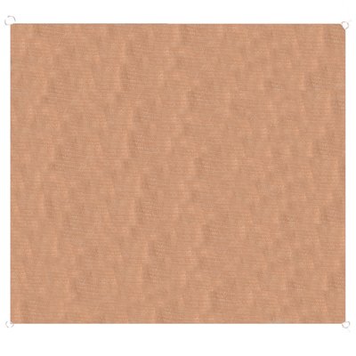 Toile ombrage polyéthylène carrée beige sable 300x300cm WADIGA