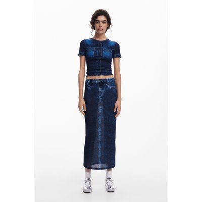Desigual - Jupe effet denim DESIGUAL