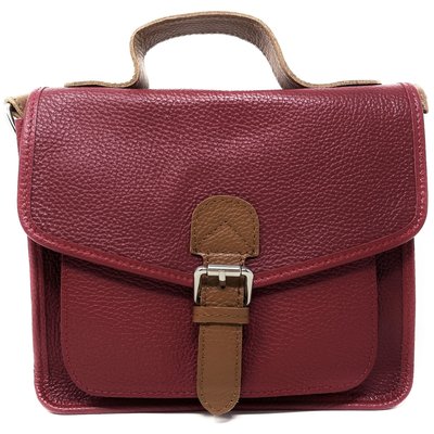 Sac bandoulière cartable en cuir grainé CALVI OH MY BAG