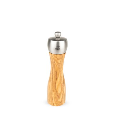Moulin à poivre manuel en bois d'olivier et inox 20 cm Fidji PEUGEOT