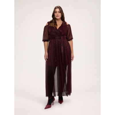 Robe longue avec découpe FIORELLA RUBINO