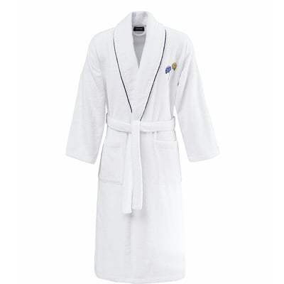 Peignoir brodé col châle 420 g/m² AGATHA SENSEI MAISON