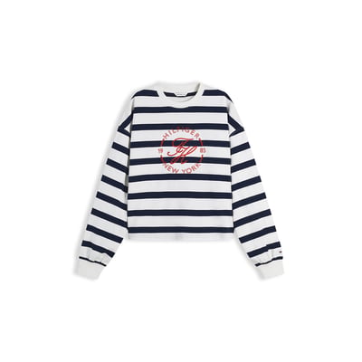 T-shirt manches longues col rond à rayures TOMMY HILFIGER