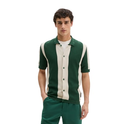 MOP Club '67 chemise tricotée, rayée avec des rayures structurées en bloc MARC O'POLO