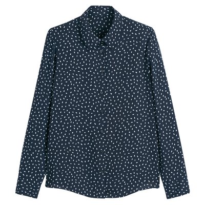 Polka Dot Shirt with Long Sleeves LA REDOUTE COLLECTIONS