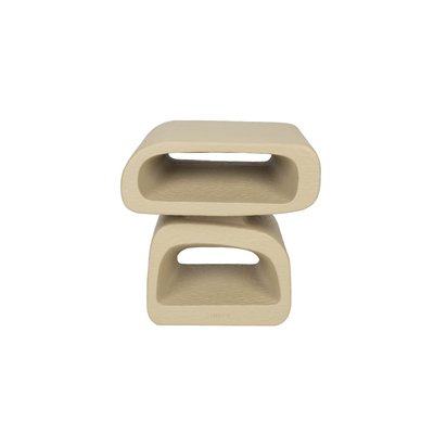 Table d'appoint en résine beige EDDY - ZUIVER