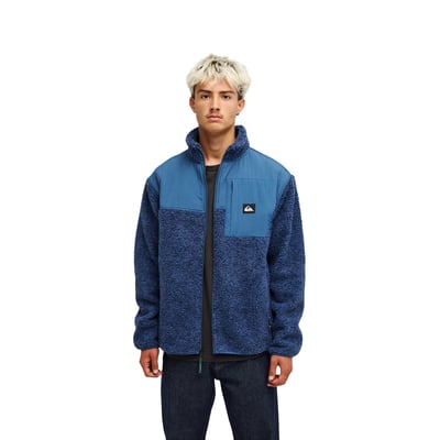 Veste Sherpa à fermeture éclair vert SHALLOW WATER QUIKSILVER