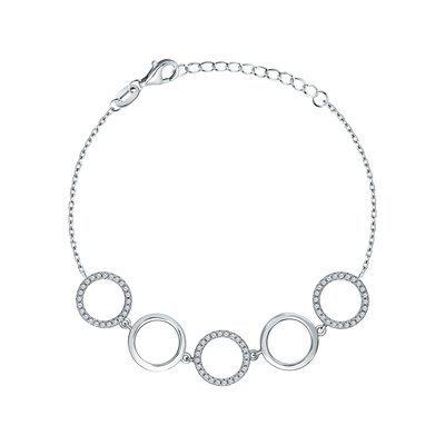 Bracelet en argent 925 et oxyde de zirconium ARBELO