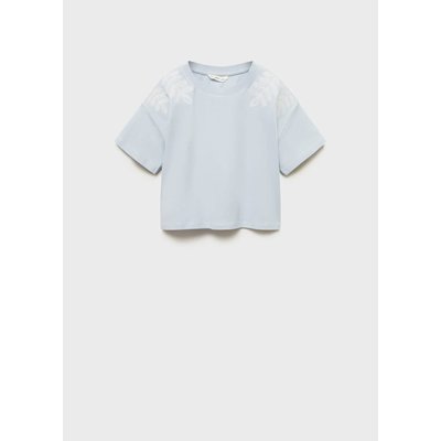 T-shirt détails brodés MANGO KIDS