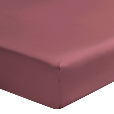 Drap housse uni en satin de coton bio, TEOPHILE ALEXANDRE TURPAULT