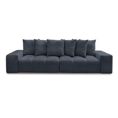 Canapé droit convertible 3 places en tissu texturé, ANAKIN BOBOCHIC