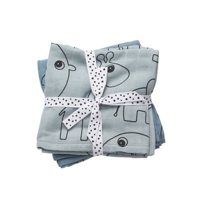 Lot de 2 petits langes DONE BY DEER