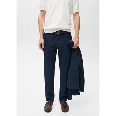 Jean regular-fit délavé foncé MANGO MAN