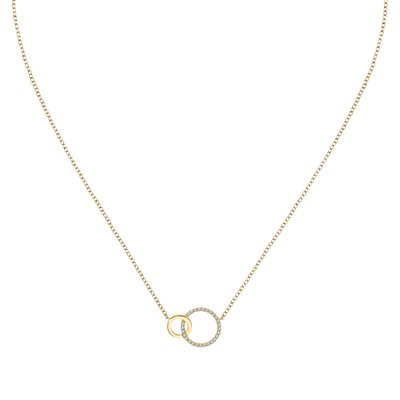Collier en argent 925 et oxyde de zirconium CLEOR